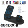 Dock ασύρματης φόρτισης 4in1 Q600 για iPhone, Apple Watch, Airpods & iPad