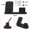 Dock ασύρματης φόρτισης 4in1 Q600 για iPhone, Apple Watch, Airpods & iPad