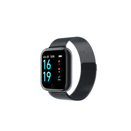 Smartwatch T80, Μαύρο