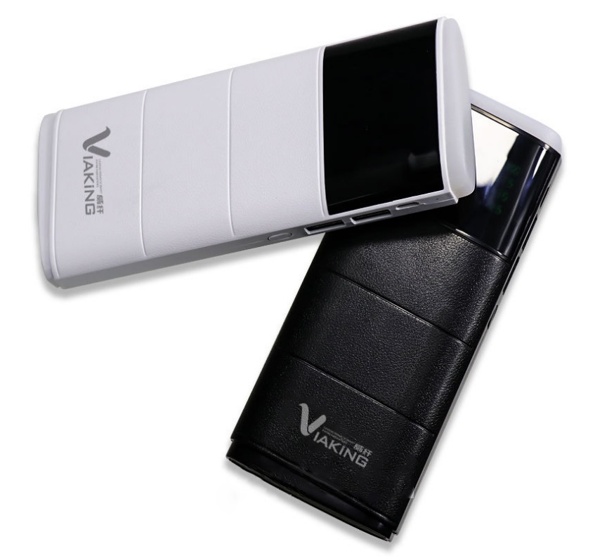 Viaking Power Bank 20000mAh, σε μαύρο χρώμα