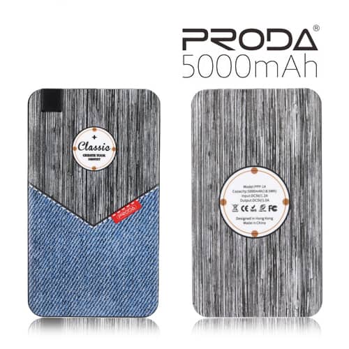 Power Bank PRODA 5000mah tk-002, σε μπλε τζιν χρώμα