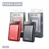 Power Bank mtk k3632 mini 10000mAh με 2 θύρες usb, σε μαύρο χρώμα