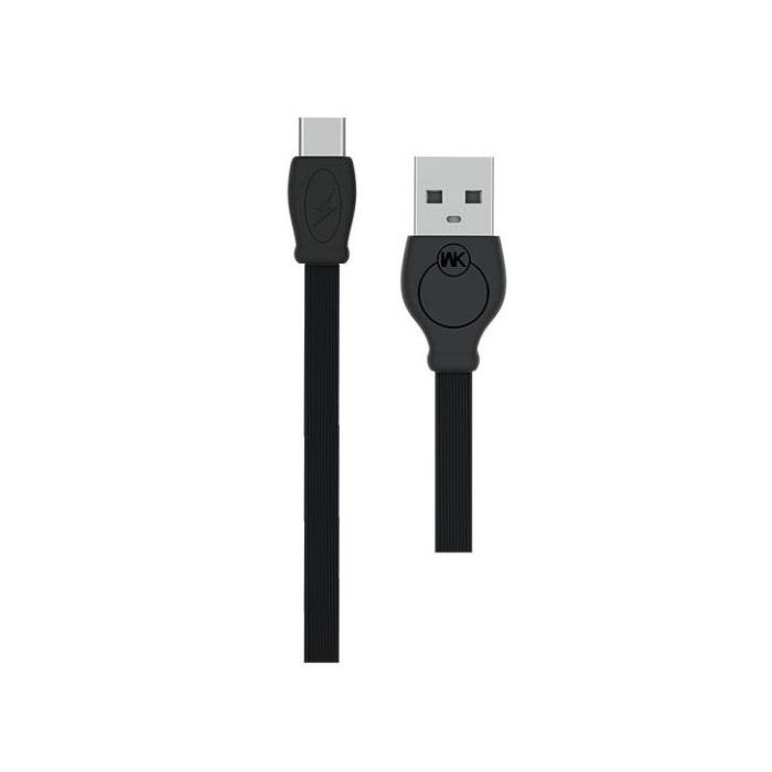 Καλώδιο φόρτισης & συχρονισμού Micro USB WK WDC-023 3m, σε μαύρο χρώμα