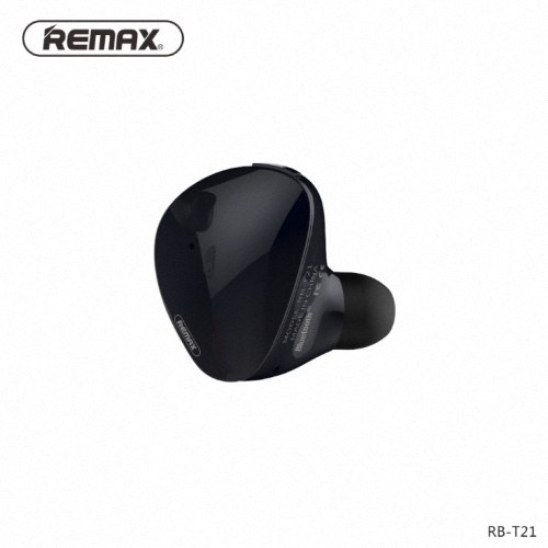 Ακουστικό Bluetooth REMAX T21 Mini, σε μαύρο χρώμα