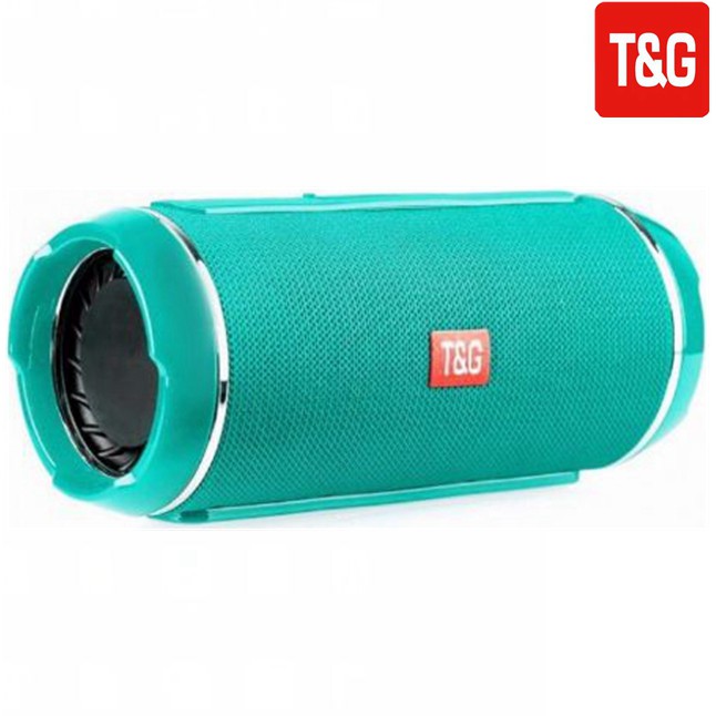Φορητό αδιάβροχο Ηχείο Bluetooth T&G TG-116, σε πράσινο χρώμα