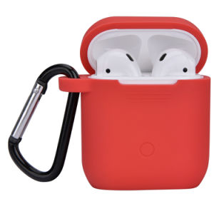 Θήκη σιλικόνης για Airpods, σε κόκκινο χρώμα