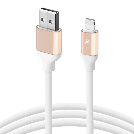 Καλώδιο Qihang (QH-C1004) USB To Lightning 1.5m, σε χρυσό χρώμα