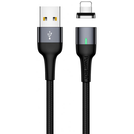 POWERTECH PT-755 Καλώδιο USB 2.0 σε Lightning PT-755, μαγνητικό, 1m