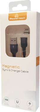 POWERTECH PT-755 Καλώδιο USB 2.0 σε Lightning PT-755, μαγνητικό, 1m