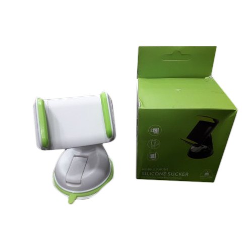 Βάση Κινητού Universal/ Phone Mount Silicone Sucker 360° Holder, σε λευκό/πράσινο χρώμα