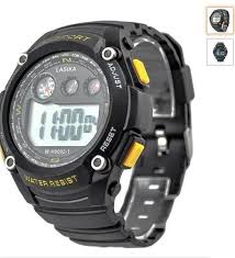 Παιδικό Ψηφιακό ρολόι χειρός – Lasika – W-H9002-1, σε κίτρινο χρώμα