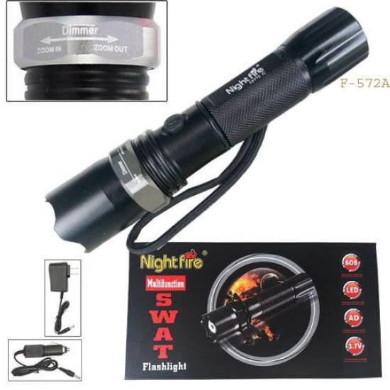 Επαναφορτιζόμενος Φακός SWAT FLASHLIGHT 50W LED ΟΕΜ FA-70099