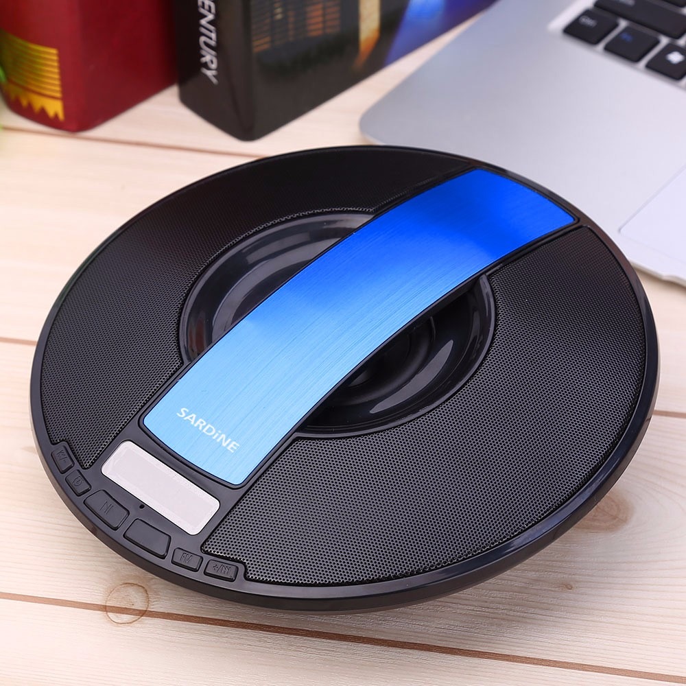 Φορητό Ηχείο Ραδιόφωνο Ξυπνητήρι Soundbox Bluetooth Sardine SDY-021, σε μπλε χρωμα