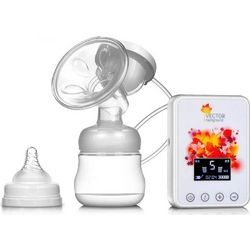Ηλεκτρικό Αυτόματο Θήλαστρο, Με Αντλία, Μπιμπερό Και Εξαρτήματα – OEM RH268, σε λευκό χρώμα