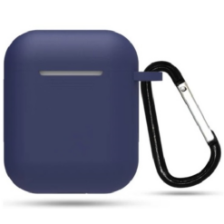 Θήκη σιλικόνης για Airpods, σε μπλε χρώμα