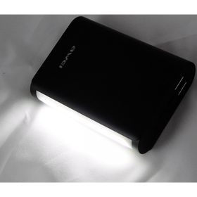 Powerbank εξωτερική μπαταρία με φακό AWEI P40K 10.000mAh, σε μαύρο χρώμα