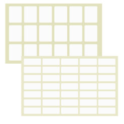 ΕΤΙΚΕΤΑΚΙΑ ΛΕΥΚΑ ΑΥΤΟΚΟΛΛΗΤΑ ΠΑΚ=40Φ ΦΥΛΛΟ=13x9cm Justnote 7051