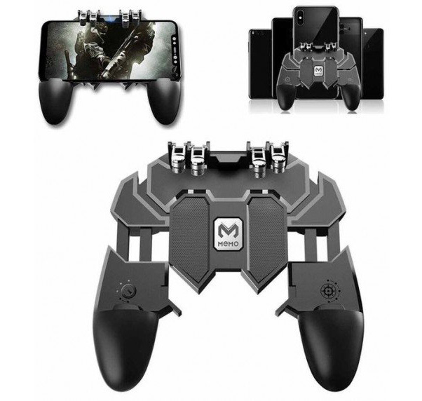 AK-66 Six Finger All-in-One Mobile Game Controller For PUBG