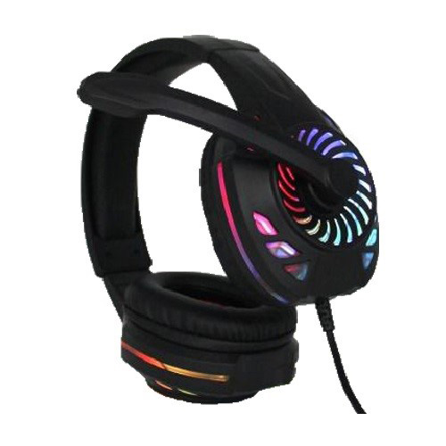 Ενσύρματα Stereo Ακουστικά Gaming KOMC KM666 με Μικρόφωνο, σε μαύρο χρώμα