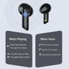 Ασύρματα ακουστικά Awei T36 TWS Wireless Earphone Headphone Bluetooth HiFi Μαύρο