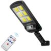 LED Solar Street Lights W756-6 Ασύρματο Ηλιακό Φωτιστικό Αισθητήρα Κίνησης Φωτιστικό Ασφαλείας με 3 Λειτουργίες Φωτισμού