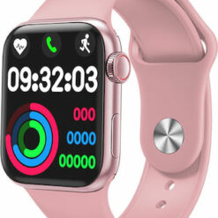 OEM Smartwatch HW12 Split Screen Health Monitor Bluetooth Call Play Music 40mm Ρόζ