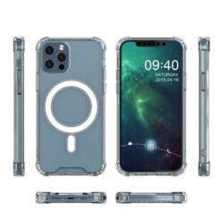 ΘΗΚΗ ΠΡΟΣΤΑΣΙΑΣ ΣΙΛΙΚΟΝΗΣ ΜΕ MAGSAFE ΓΙΑ IPHONE 12 / 12 PRO - CLEAR CASE