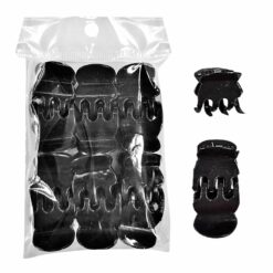 ΚΛΙΠ ΚΛΑΜΕΡΑΚΙΑ ΜΙΝΙ ΜΑΥΡΑ 12ΤΕΜ 2cm 4teen4ty 4089