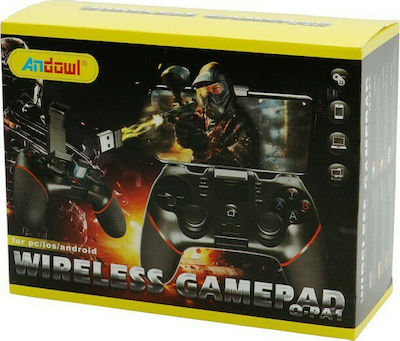 Andowl Q-PA1 Ασύρματο Gamepad για Android / PC / iOS Μαύρο