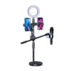 Ring Light LED με βάσεις κινητού + μικροφώνου - Live voice professional -ΔΑΧΤΥΛΙΔΙ 9CM