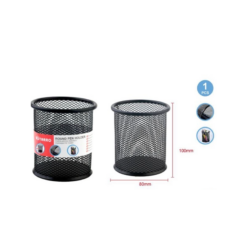 Μολυβοθήκη Στρογγυλή 80*100mm Μεταλλική Μαύρη MOTARRO MI002-1 gforgadget