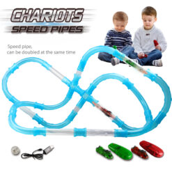 Αγωνιστικός Αυτοκινητόδρομος - Σωλήνες για Αγώνες Αυτοκινήτων 16 Κομμάτια - CHARIOTS Speed Pipes Racing Tracks OEM