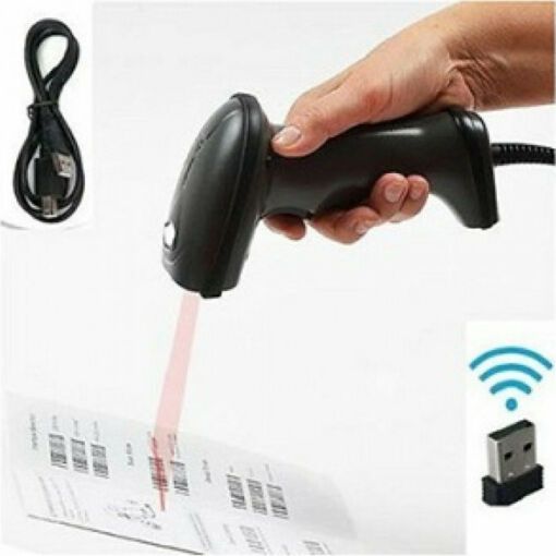 Ασύρματο Laser Barcode Scanner με USB - Bluetooth Χειρός Andowl Q-A203