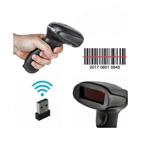 Ασύρματο Laser Barcode Scanner με USB - Bluetooth Χειρός Andowl Q-A203