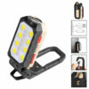 Προβολέας Working Lamp Flashlight USB Επαναφορτιζόμενο με Γάντζο W598A Μαύρο