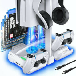 Βάση για Playstation 5 / PS5 Digital (Fan Cooler-Controller Charging-Headset Stand-Games Storage) OIVO B09481WYL1