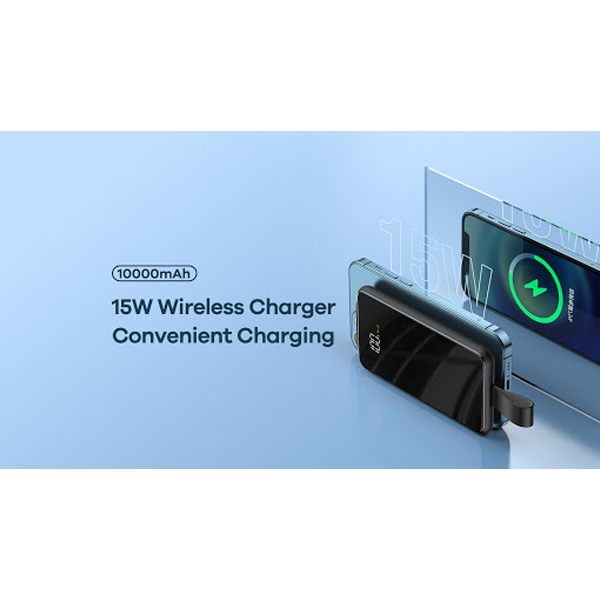 Remax Power Bank RPP-226 Tangee II 10000mAh 22.5W με Γρήγορη Φόρτιση και USB-C Μπλε - Image 3