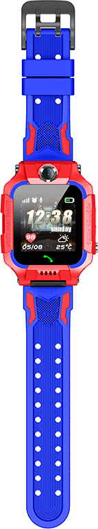 Παιδικό Smartwatch με GPS και Καουτσούκ/Πλαστικό Λουράκι Κόκκινο Q19 Flip 9102120007 - Image 5