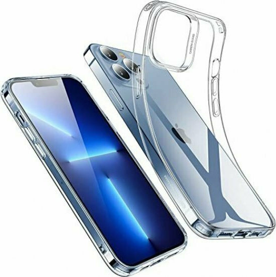 ΘΗΚΗ ΠΡΟΣΤΑΣΙΑΣ ΣΙΛΙΚΟΝΗΣ ΓΙΑ IPHONE 13 PRO MAX - BACK COVER SILICON CASE - ΔΙΑΦΑΝΗ - Image 4