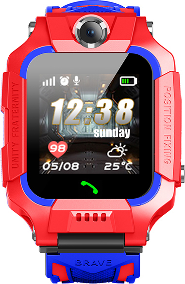 Παιδικό Smartwatch με GPS και Καουτσούκ/Πλαστικό Λουράκι Κόκκινο Q19 Flip 9102120007 - Image 7