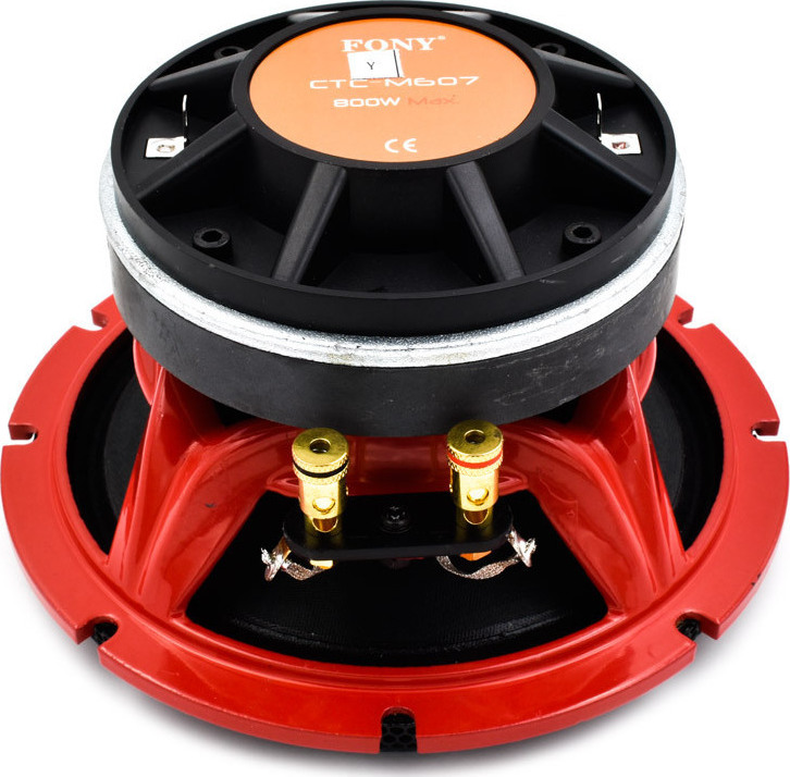 Ηχείο Αυτοκινήτου 800W 165x100mm Fony CTC-M607 - Κόκκινο - Image 7