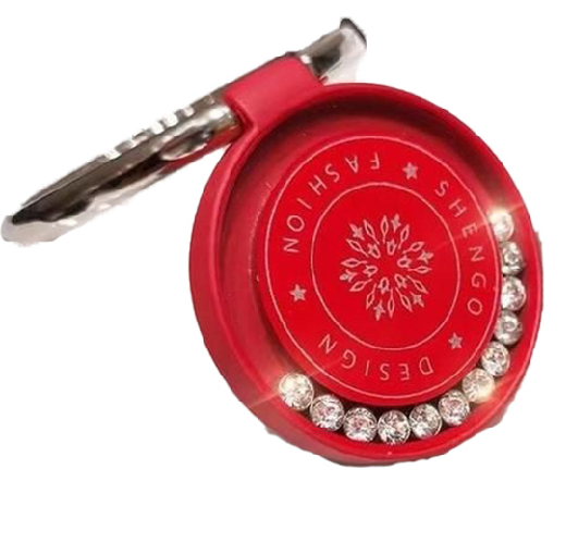 OEM Ring Holder With Faux Diamonds Red