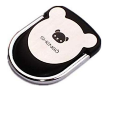 New Bear Ring Stand Holder Μαύρο