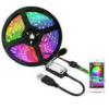 Αδιάβροχη ταινία RIXME LED 5050 USB 5V/13W IP64, RGB, 5m Χωρίς Τηλεχειριστήριο