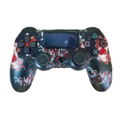 Doubleshock Ασύρματο Gamepad για PS4 Black Ace