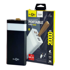 KLGO Power Bank KP-77 20000mAh Μαύρο