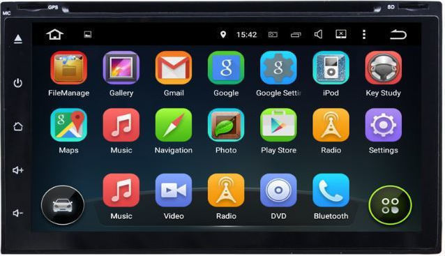 6295 Ηχοσύστημα Αυτοκινήτου Universal 2DIN (Bluetooth/USB/GPS) με Οθόνη Αφής 7"