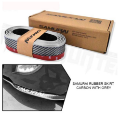 Samurai Προστατευτική Ταινία για Προφυλακτήρες Αυτοκινήτου 2.50 cm Ασημί Carbon