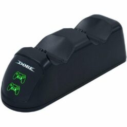 Dobe Dual Charging Dock Βάση Φόρτισης για 2 χειριστήρια PS4 με φωτισμό LED Μαύρο