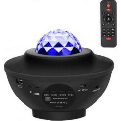 Διακοσμητικό Φωτιστικό LED Party Light Starry Night Light Projector Ocean Wave Πολύχρωμο PS-107203